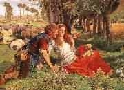 William Holman Hunt The Hireling Shepherd china oil painting reproduction